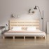 Estructura de cama sin colchón madera de pino maciza 120x200