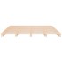 Estructura de cama sin colchón madera de pino maciza 120x200