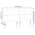 Cabecero con luces LED terciopelo rosa 160x5x118/128