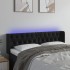Cabecero con LED de terciopelo negro 147x16x78/88