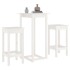 Set de bar 3 piezas madera maciza de pino