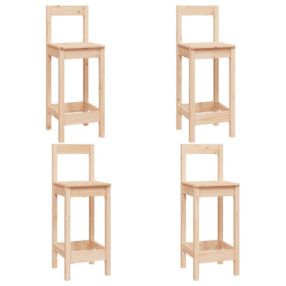 Set de bar 5 piezas madera maciza de