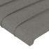 Cama sin colchón de tela gris oscuro 160x200