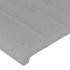 Estructura de cama sin colchón tela gris claro 120x200