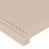Estructura cama sin colchón cuero sintético capuchino