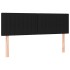 Cama box spring con colchón tela negro 140x200