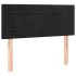 Cama box spring con colchón terciopelo negro 100x200