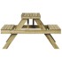 Mesa de pícnic madera pino impregnada 105x134x75