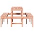 Mesa de pícnic madera maciza Douglas 160x134x75