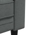Sofá Chesterfield de 3 plazas tela gris