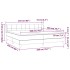 Cama box spring con colchón terciopelo rosa 200x200