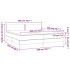 Cama box spring colchón y LED terciopelo rosa 200x200