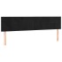 Cama box spring colchón y LED terciopelo negro 200x200