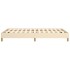 Estructura de cama tela crema 120x190