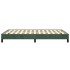Estructura de cama terciopelo verde 120x190