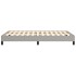 Estructura de cama tela gris claro 120x190