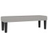 Cama box spring con colchón tela gris claro 160x200