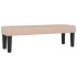 Cama box spring con colchón cuero sintético capuchino
