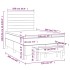 Cama box spring con colchón terciopelo rosa 120x200