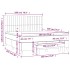 Cama box spring con colchón terciopelo rosa 180x200
