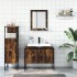 Set de muebles baño 3 pzas madera contrachapada roble