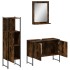 Set de muebles baño 3 pzas madera contrachapada roble