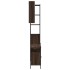 Set de muebles de baño 3 pzas madera contrachapada roble