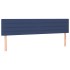 Cama box spring con colchón tela azul 200x200