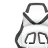 Silla gaming cuero sintético blanco y