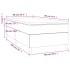 Cama box spring con colchón cuero sintético capuchino 90x190