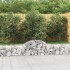 Cestas de gaviones 3 uds forma de arco hierro 200x30x40/60