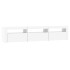 Mueble de TV con luces LED blanco 180x35x40