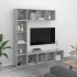 Set de estantería/mueble TV 3 pzas gris Sonoma 180x30x180