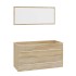 Conjunto de muebles de baño 3 piezas color roble