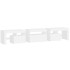 Mueble de TV con luces LED blanco 200x36,5x40