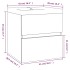 Mueble de baño con lavabo madera contrachapada gris
