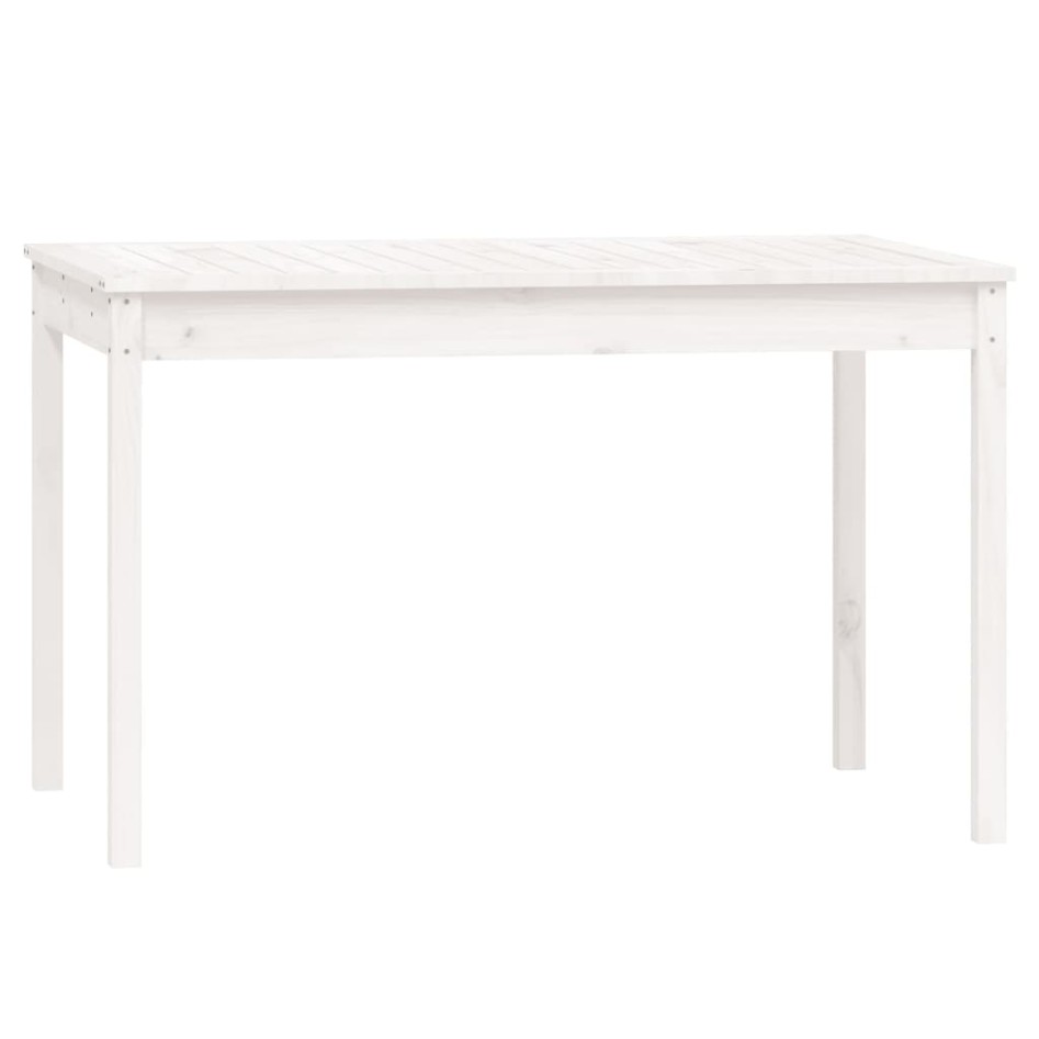 Juego de comedor de jardín 4 piezas madera maciza pino