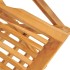 Juego de comedor de jardín 7 piezas madera maciza de