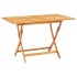 Juego de comedor de jardín 7 piezas madera maciza de