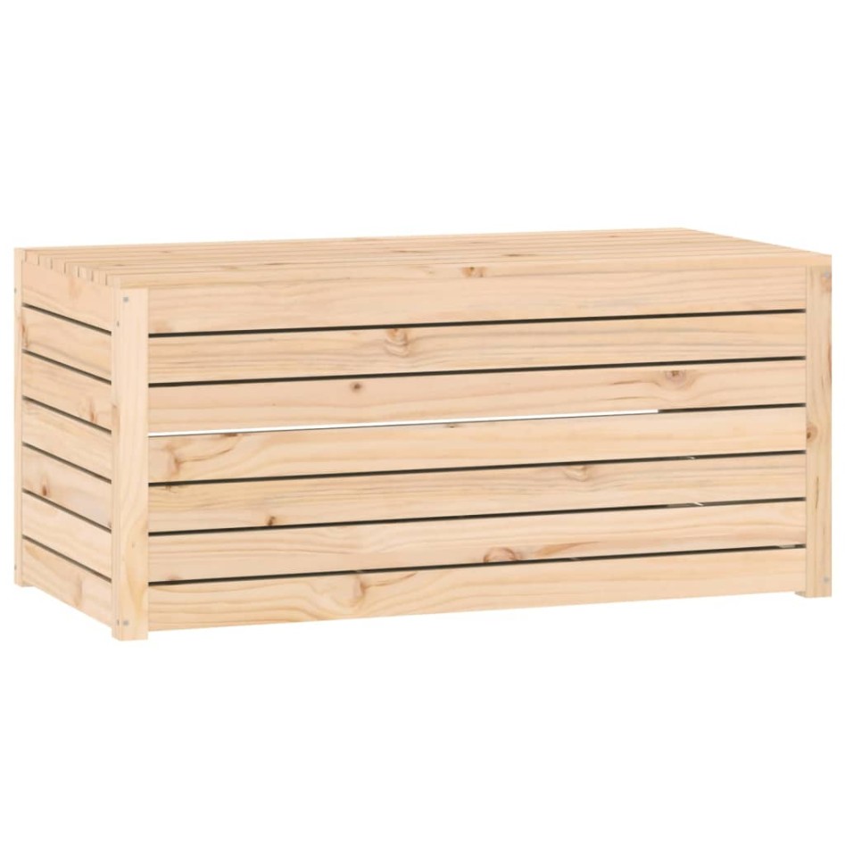 Juego de cajas de jardín 4 piezas madera maciza de