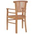 Juego de comedor para jardín 3 pzas madera maciza de