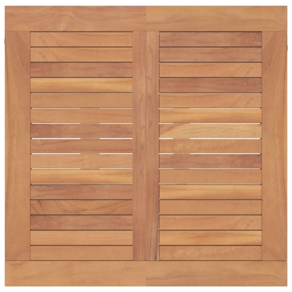 Juego de comedor para jardín 3 pzas madera maciza de