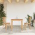 Juego de comedor para jardín 3 pzas madera maciza de