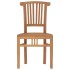 Juego de comedor para jardín 3 pzas madera maciza de