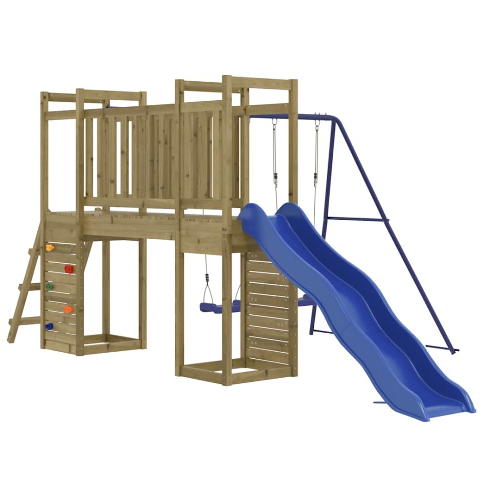 Parque infantil de exterior madera de pino