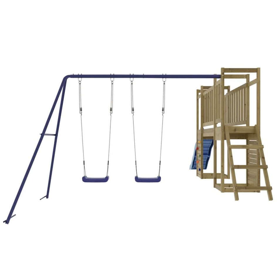 Parque infantil de exterior madera de pino