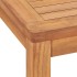Juego de comedor para jardín 4 piezas madera maciza de