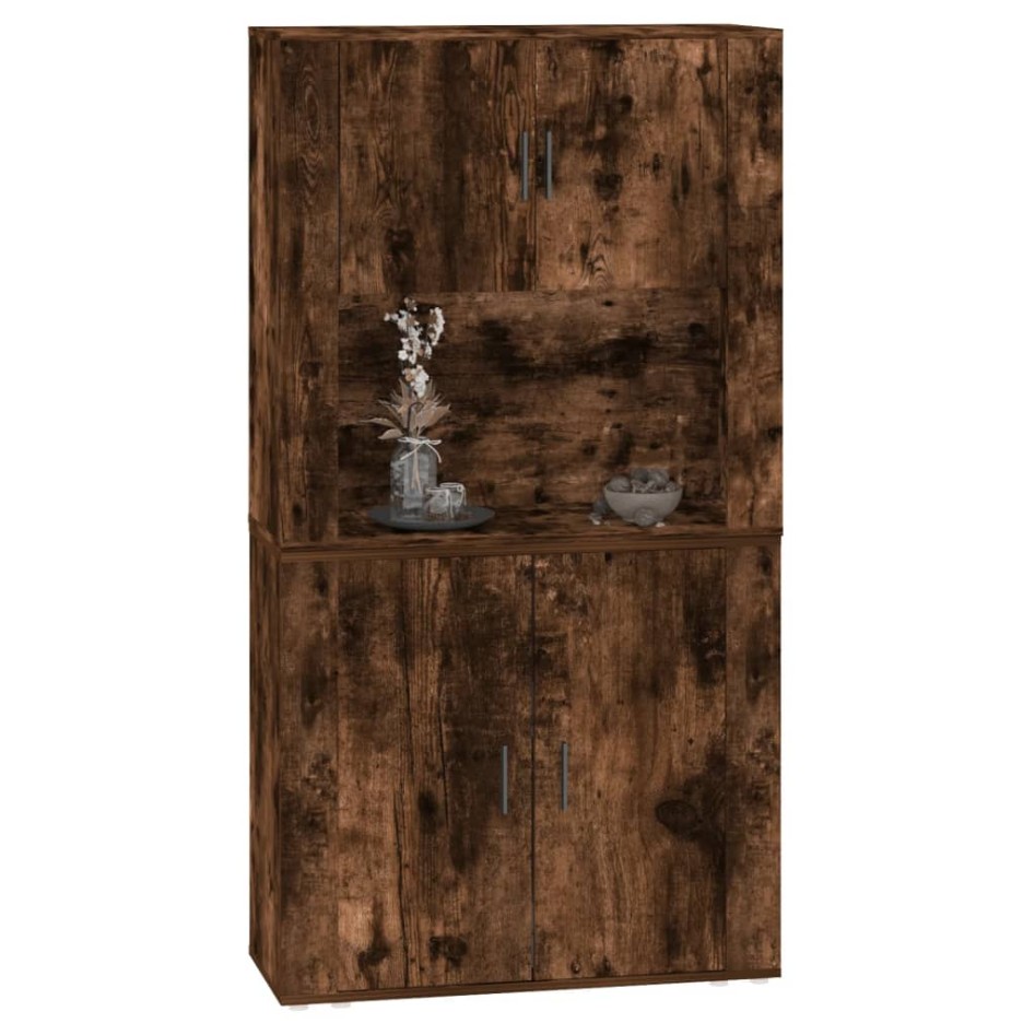 Aparador alto madera contrachapada roble