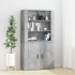 Aparador alto madera contrachapada gris