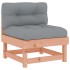 Juego de muebles jardín 6 pzas y cojines madera abeto